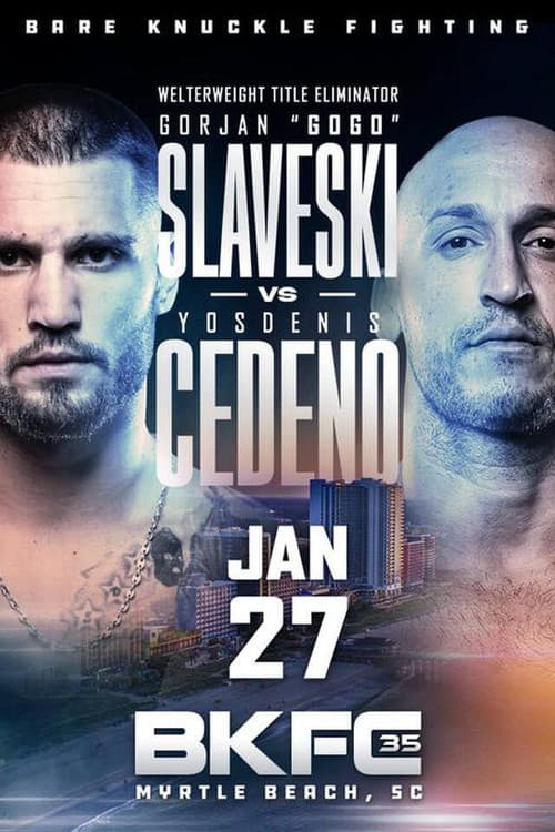 BKFC 35: Cedeno vs. Slaveski afişi