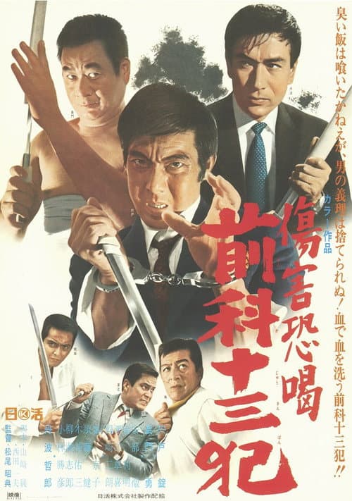 傷害恐喝 前科十三犯 afişi
