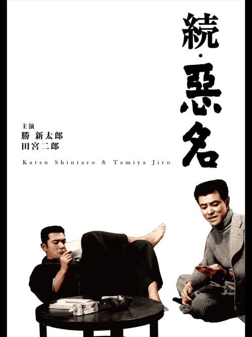 続 悪名 afişi