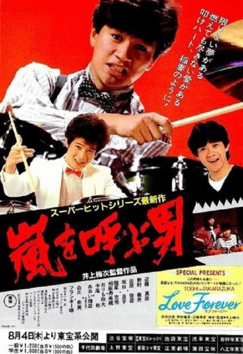 嵐を呼ぶ男 afişi
