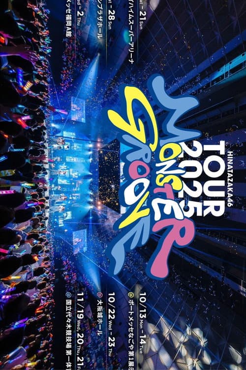 日向坂46 ARENA TOUR 2025 「MONSTER GROOVE」 afişi