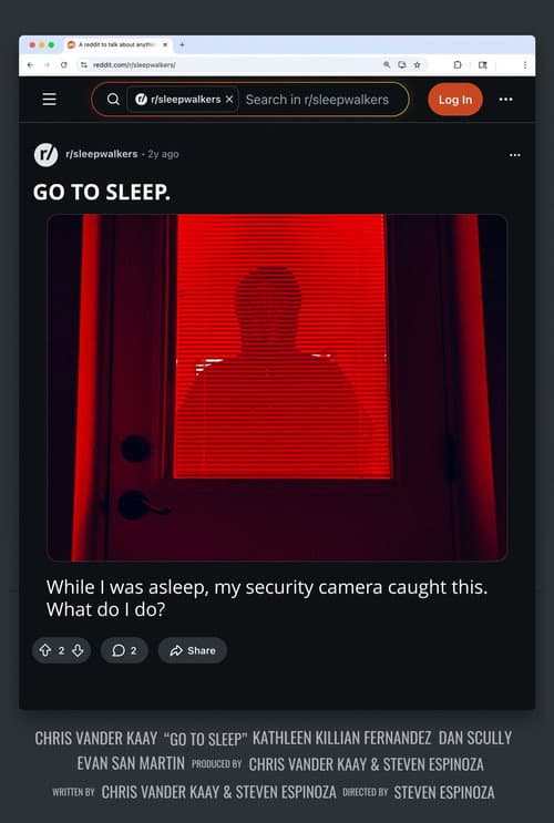 Go to Sleep afişi