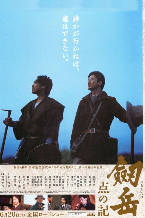 劔岳 点の記 afişi