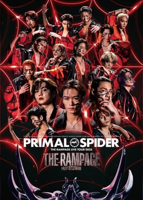 THE RAMPAGE Live Tour 2025 PRIMAL SPIDER afişi