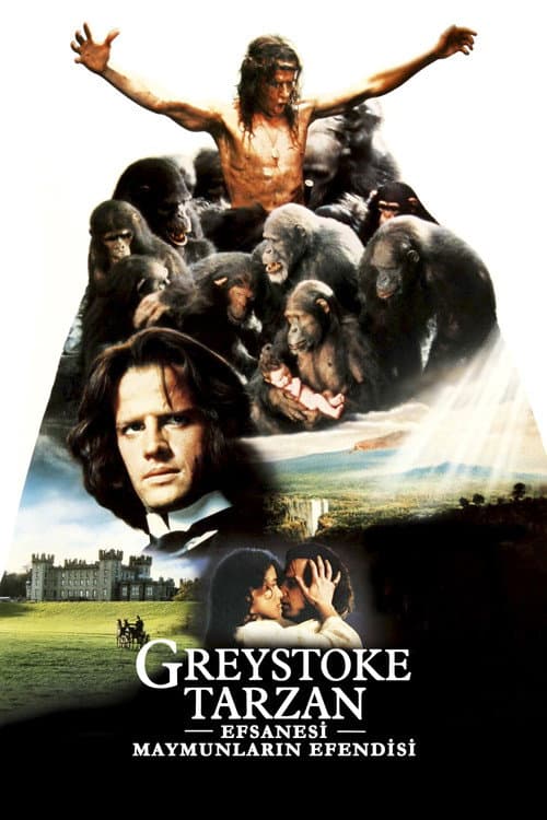 Greystoke: Tarzan Efsanesi, Maymunların Efendisi afişi