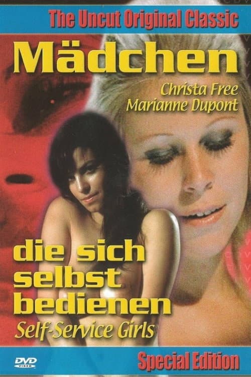 Mädchen, die sich selbst bedienen afişi