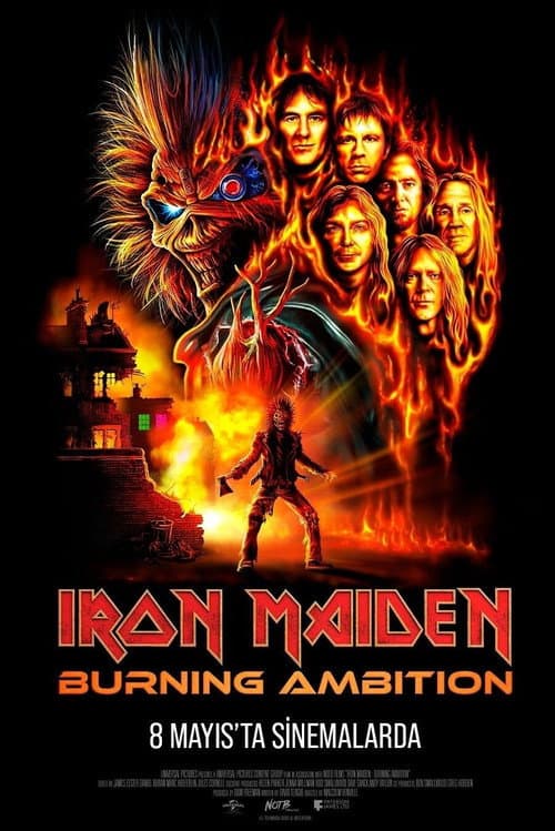 Iron Maiden: Burning Ambition afişi