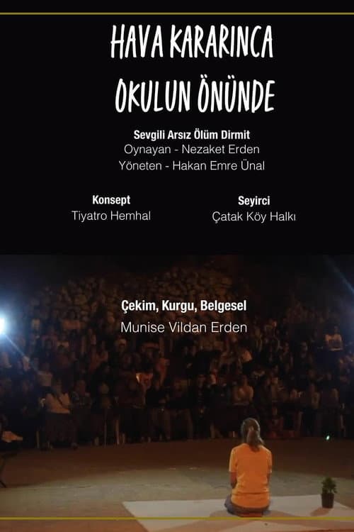 Hava Kararınca Okulun Önünde afişi