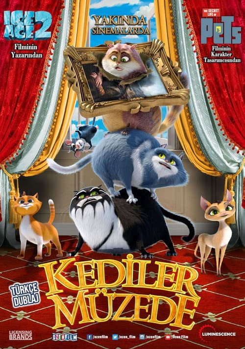 Kediler Müzede afişi