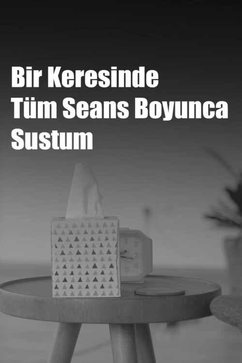 Bir Keresinde Tüm Seans Boyunca Sustum afişi