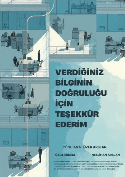 Verdiğiniz Bilginin Doğruluğu İçin Teşekkür Ederim afişi
