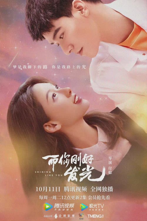 而你刚好发光 afişi