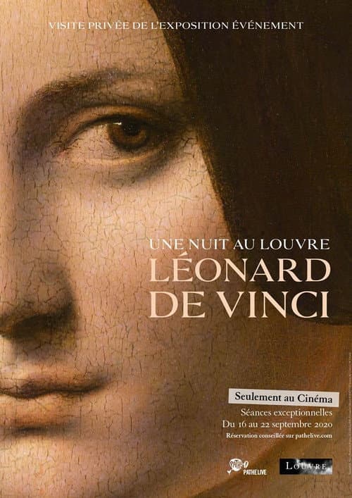 Louvre Müzesi'nde Bir Gece: Leonardo da Vinci afişi