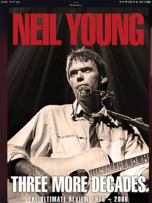 Neil Young: Three More Decades afişi