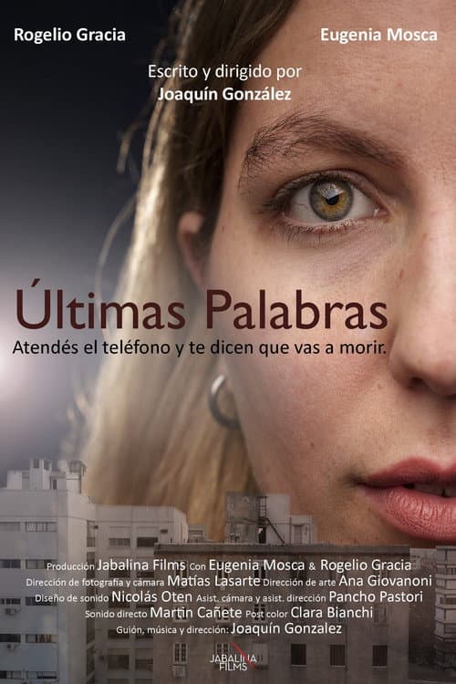 Últimas Palabras afişi