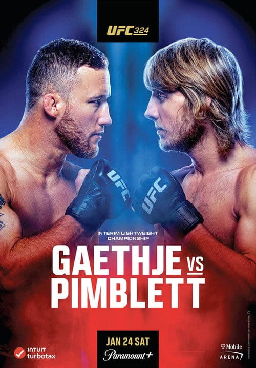 UFC 324: Gaethje vs. Pimblett afişi