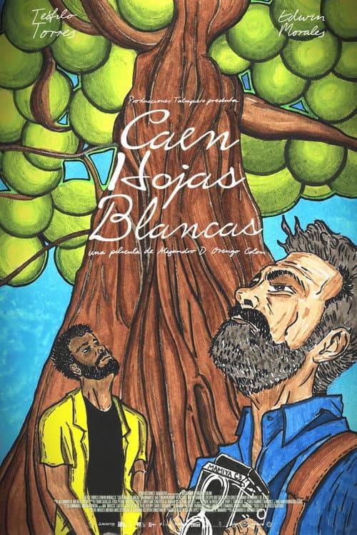 Caen Hojas Blancas afişi