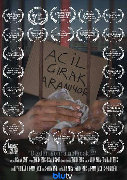 Acil Çırak Aranıyor afişi