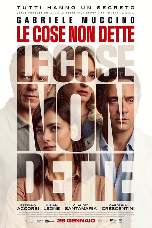 Le cose non dette afişi