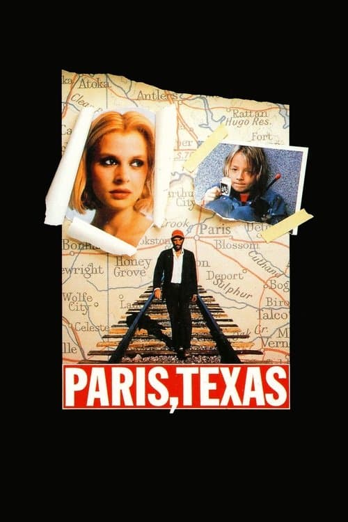 Paris, Texas afişi