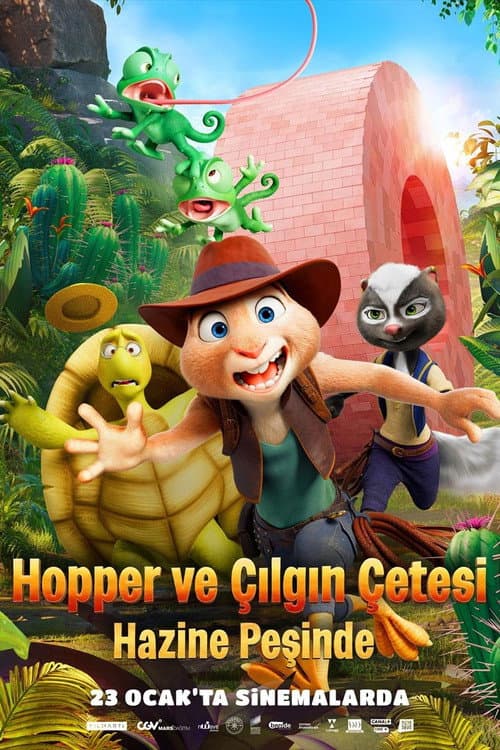 Hopper ve Çılgın Çetesi Hazine Peşinde afişi