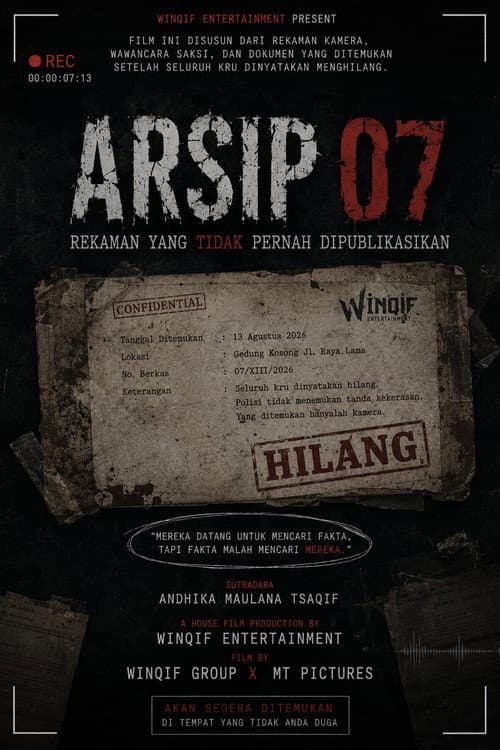 ARSIP 07: Rekaman Yang Tidak Pernah Dipublikasikan afişi