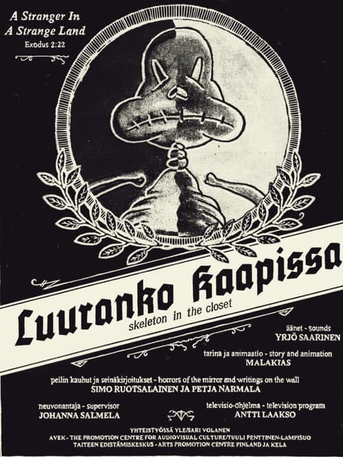 Luuranko kaapissa afişi