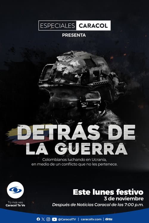 Detrás de la guerra afişi