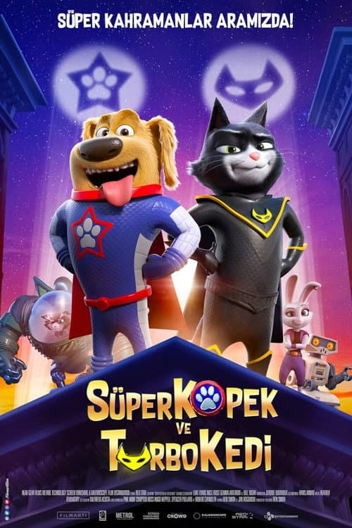 Süper Köpek ve Turbo Kedi afişi