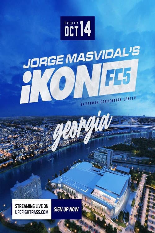 Jorge Masvidal's iKON FC 5: Renfro vs. Irizarry afişi