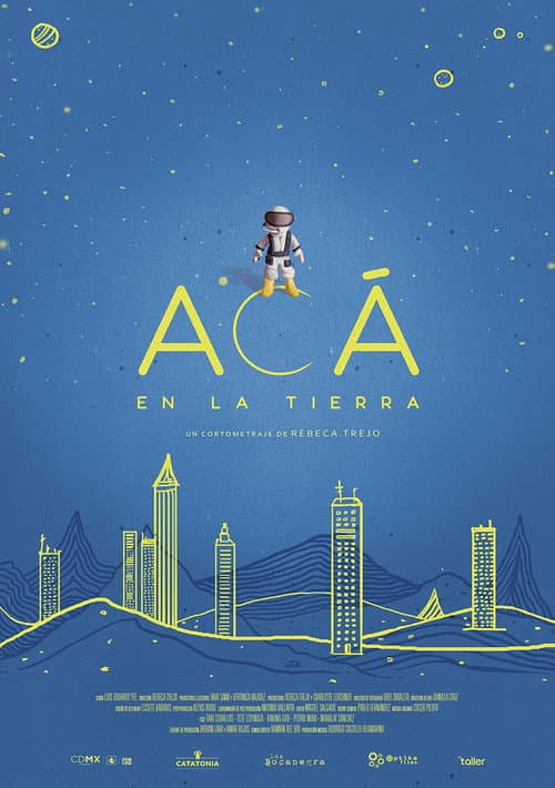Acá en la Tierra afişi