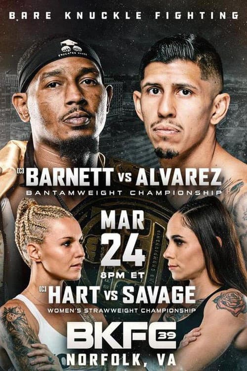 BKFC 39: Barnett vs. Alvarez afişi