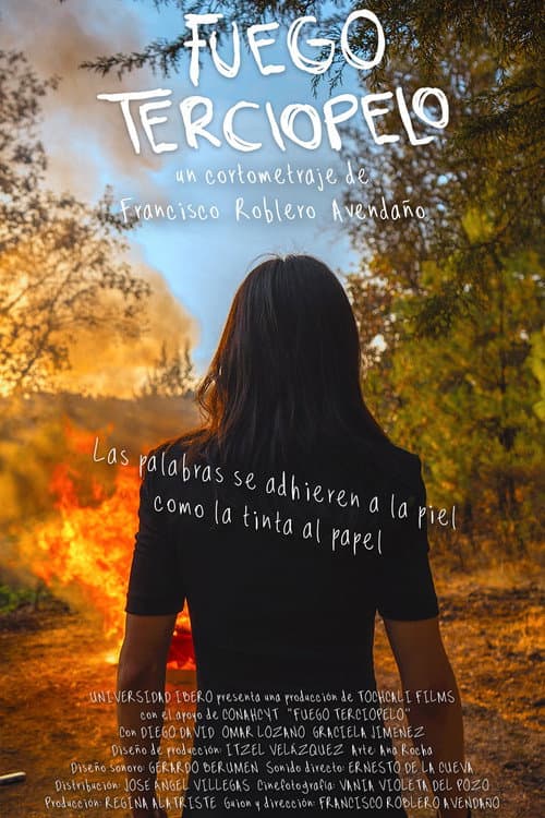 Fuego terciopelo afişi