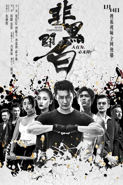 非黑即白 afişi