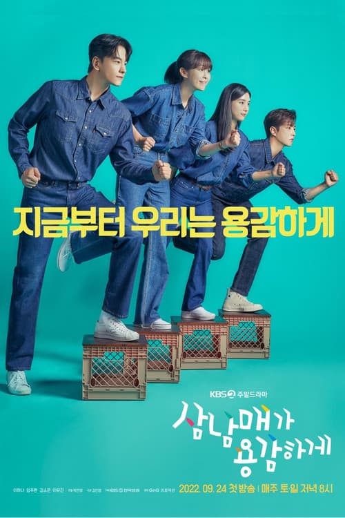 삼남매가 용감하게 afişi