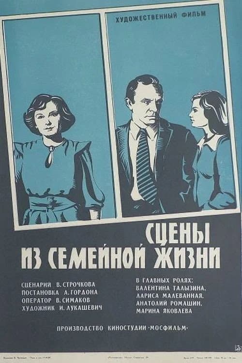 Сцены из семейной жизни afişi