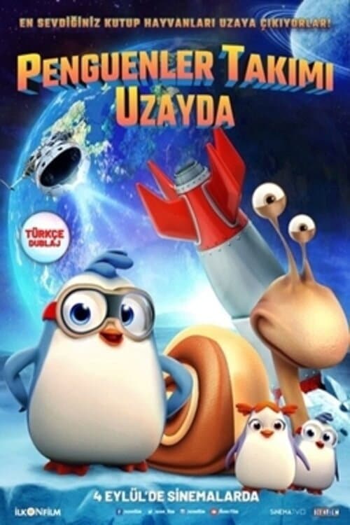 Penguenler Takımı Uzayda afişi