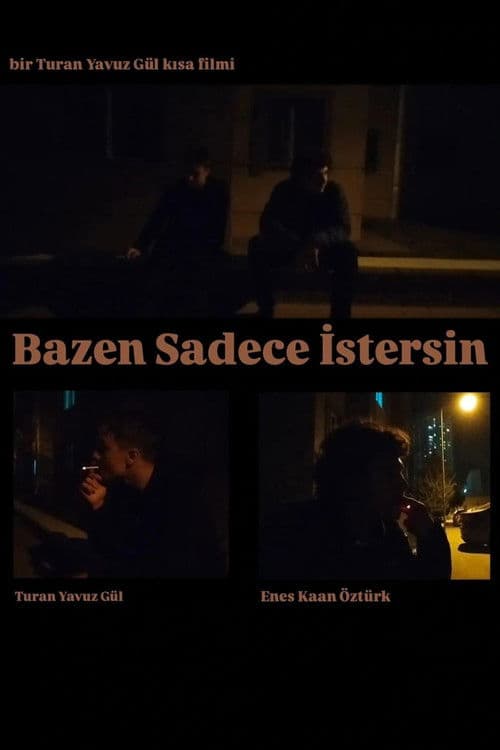 Bazen Sadece İstersin afişi